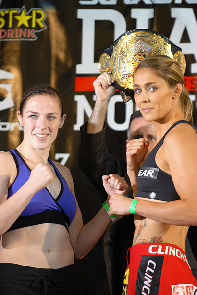 Strikeforce San Jose MMA weigh-in results Sarah Kaufman vs. Marloes Coenen