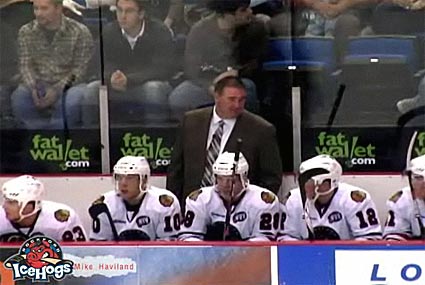 Rockford Icehogs AHL head coach Mike Haviland