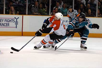 San Jose Sharks Philadelphia Flyers