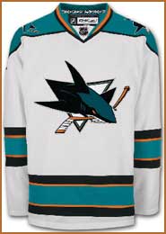 San Jose Sharks authentic Reebock edge away white jersey IceJerseys.com