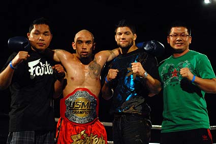 USMF titlest Dino Pagtakhan War of the Heroes Muay Thai kickboxing