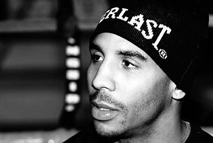 2004 Olympic Gold Medalist Andre Ward answers questions from the media