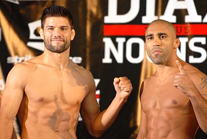 Strikeforce San Jose MMA weigh-in results Josh Thomsn J.Z. Cavalcante