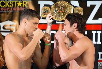 Strikeforce San Jose MMA weigh-in results Nick Diaz K.J. Noons