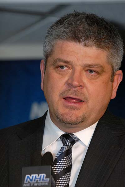 San Jose Sharks head coach Todd McLellan spoke to reporters at postgame press conference