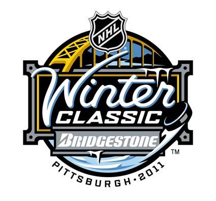NHL Bridgestone 2011 Winter Classic Pittsburgh Penguins Washington Capitals 2011 New Years Day logo